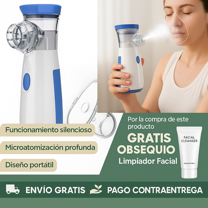 Nebugo™ - Nebulizador Portátil + Limpiador Facial GRATIS